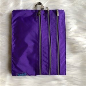 In flight seat pouch